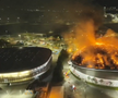 Incendiu la arena olimpică din Rio de Janeiro // capturi foto: X