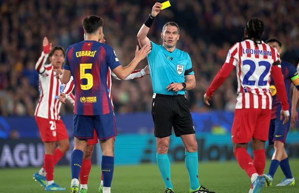 Catalanii, fără milă cu Istvan Kovacs după Barcelona - Atletico: „10 contra 12! De parcă n-ar fi fost plătită polița față de UEFA”