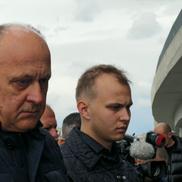 Dan Șucu, în lacrimi la catafalcul lui Lucescu, foto: GSP