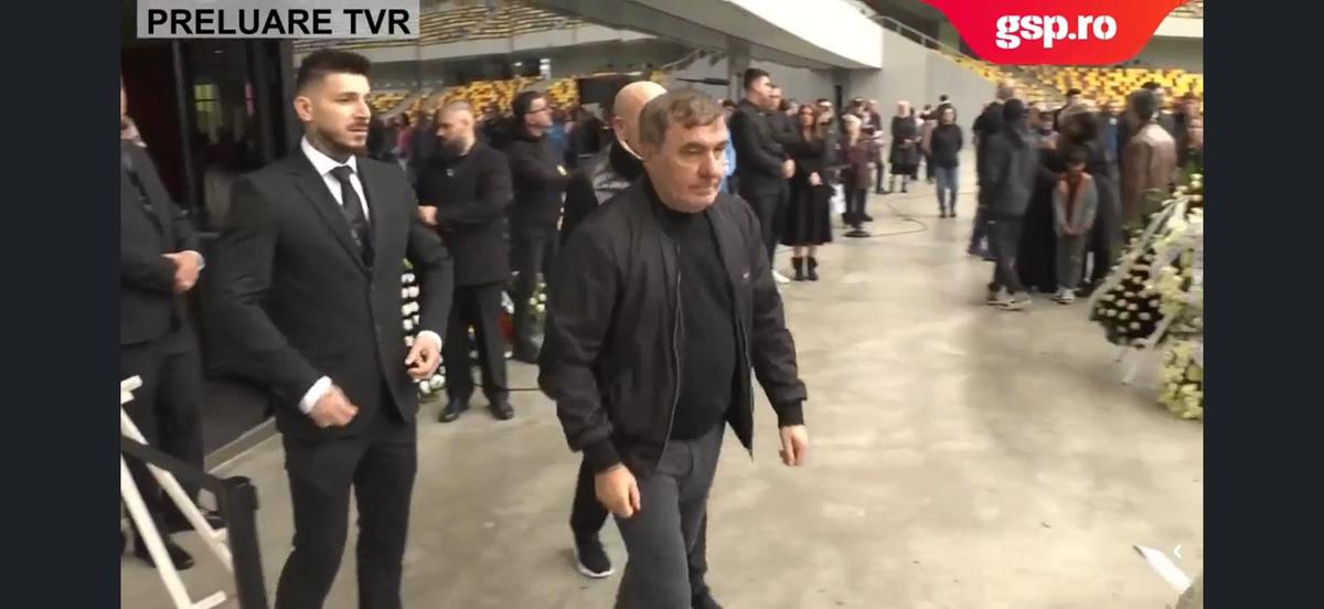 Hagi, la a doua zi de priveghi de la Arena Națională