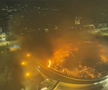 Incendiu la arena olimpică din Rio de Janeiro // capturi foto: X