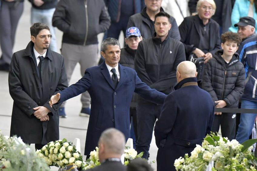 Răzvan Lucescu și George Copos, la priveghiul lui Mircea Lucescu // FOTO: Cristi Preda (GSP.ro)