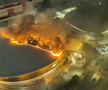 Incendiu la arena olimpică din Rio de Janeiro // capturi foto: X