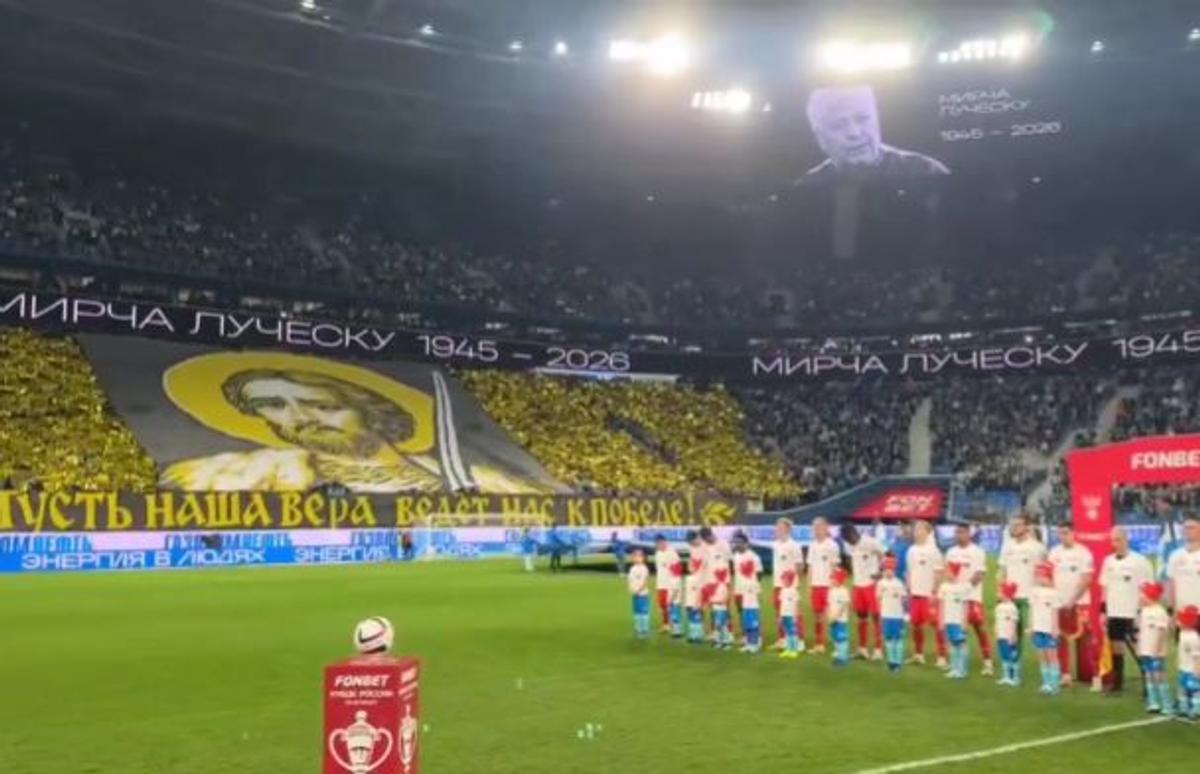 Minut de reculegere la St. Petersburg, înainte de Zenit - Spartak Moscova, în memoria lui Mircea Lucescu