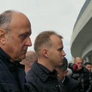 Șucu, în lacrimi la catafalcul lui Lucescu