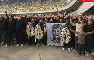 Fanii lui Dinamo i-au strigat numele lui Mircea Lucescu pentru ultima oară » Imagini sfâșietoare cu Răzvan Lucescu