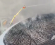 Incendiu la arena olimpică din Rio de Janeiro // capturi foto: X