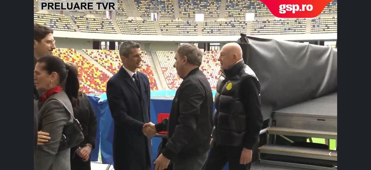 Hagi, la a doua zi de priveghi de la Arena Națională