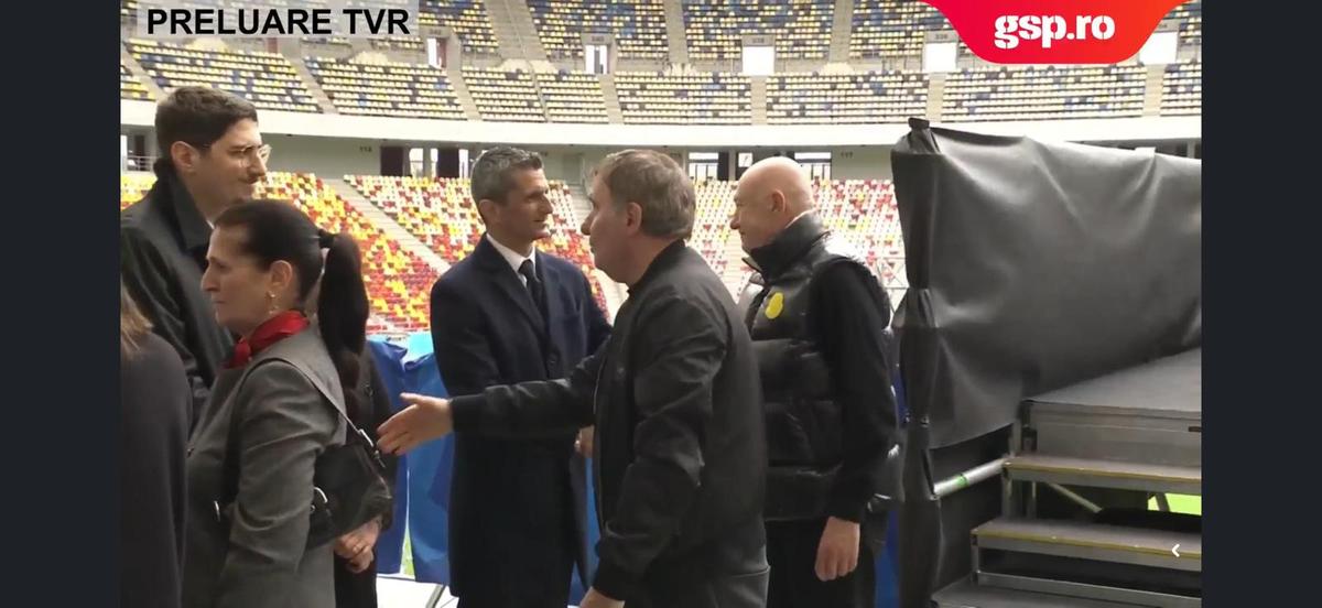 Hagi, la a doua zi de priveghi de la Arena Națională