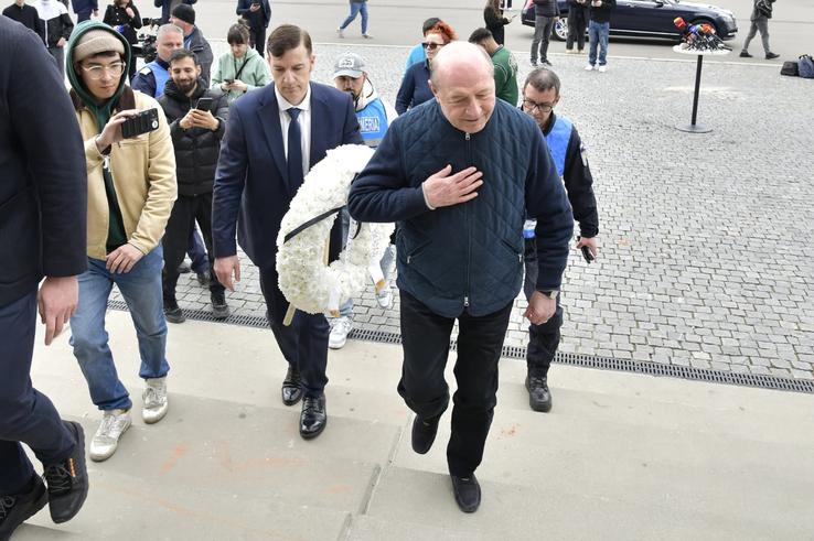 Traian Băsescu i-a adus un omagiu lui „Il Luce”/ foto Cristi Preda (GSP)