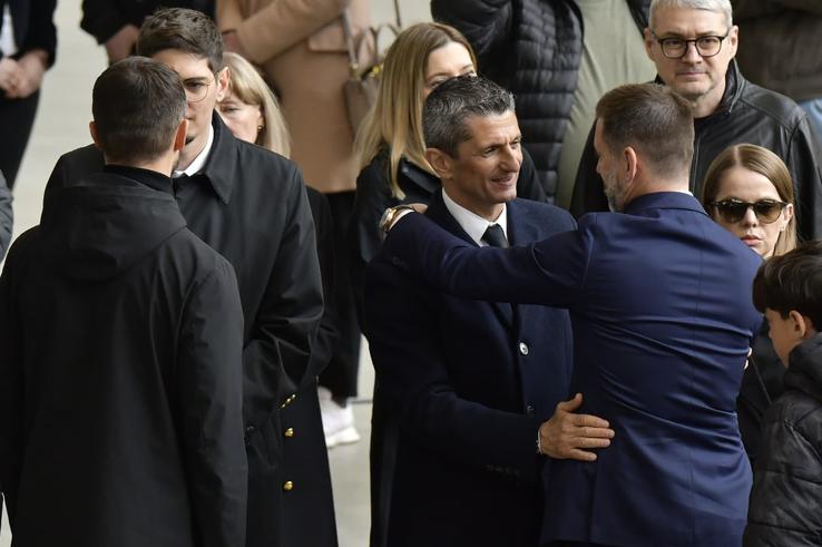 Delegația lui Dinamo, la sicriul lui Mircea Lucescu/ foto Cristi Preda (GSP)