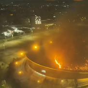 Incendiu la arena olimpică din Rio de Janeiro // capturi foto: X