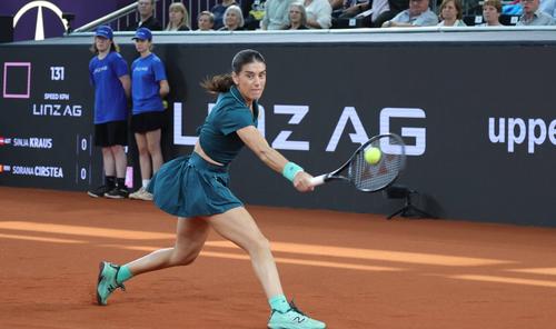 Sorana Cîrstea în acțiune la Linz FOTO Imago Images
