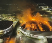 Incendiu la arena olimpică din Rio de Janeiro // capturi foto: X