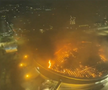 Incendiu la arena olimpică din Rio de Janeiro // capturi foto: X