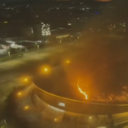 Incendiu la arena olimpică din Rio de Janeiro // capturi foto: X