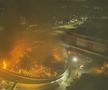 Incendiu la arena olimpică din Rio de Janeiro // capturi foto: X