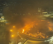 Incendiu la arena olimpică din Rio de Janeiro // capturi foto: X
