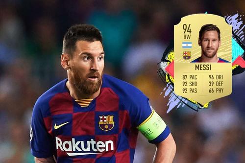 Cardul lui  Messi din FIFA e impresionant, dar e sub cel avut de brazilianul Ronaldo. sursa foto: goal.com