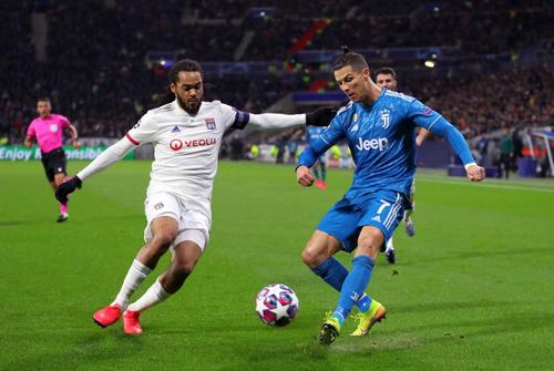 În turul optimilor Ligii Campionilor, Lyon s-a impus cu 1-0 în fața lui Juventus // sursă foto: Guliver/gettyimages