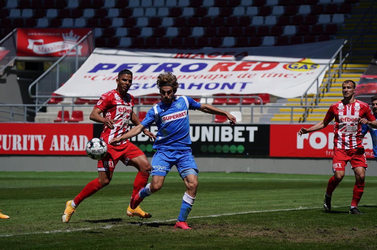 UTA - POLI IAȘI 1-2 » Victorie surprinzătoare în play-out! Cum arată acum clasamentul