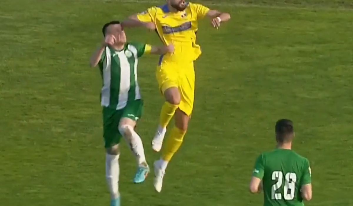 Moment violent în Petrolul - Chiajna! „Roșu” pentru Jarovic