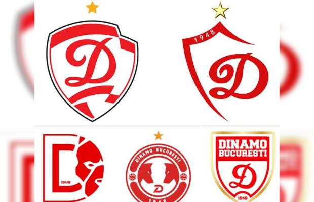 Cele 5 „finaliste” pentru noua siglă a lui Dinamo » Cum se va alege și când va fi anunțată