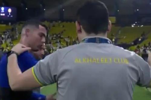 Cristiano Ronaldo, implicat într-un incident în Arabia Saudită.
Foto: Captură Twitter