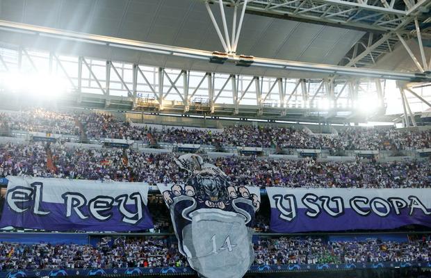 „Regele și cupa lui” » Scenografia spectaculoasă pregătită de suporterii lui Real Madrid la blockbuster-ul cu Manchester City