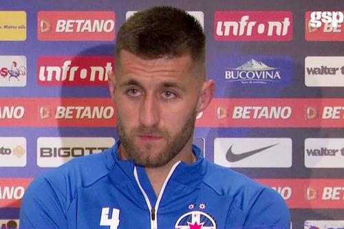Ovidiu Popescu, la zona mixtă, după FCSB - Sepsi