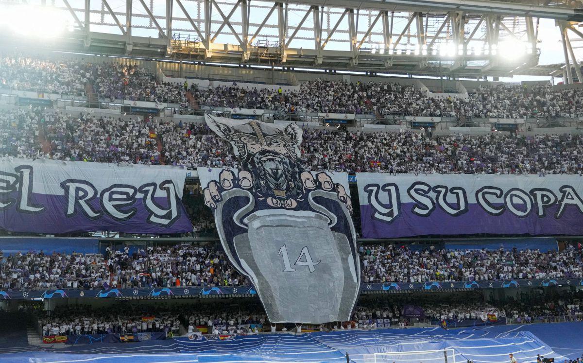 „Regele și cupa lui” » Scenografia spectaculoasă pregătită de suporterii lui Real Madrid la blockbuster-ul cu Manchester City