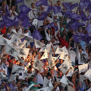 Scenografia spectaculoasă pregătită de suporterii lui Real Madrid / foto: Guliver/Getty Images
