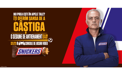 José Mourinho, parte din noua campanie Snickers