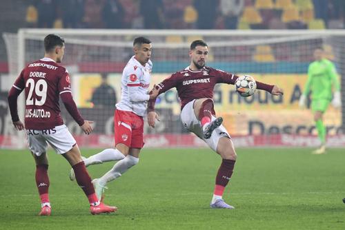 Alex Dobre, Cătălin Cîrjan și Elvir Koljic în Rapid - Dinamo 1-0 / Foto: Cristi Preda GSP