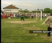 Gigi Becali a jucat fotbal pe stadionul din Stâlpeni, județul Argeș