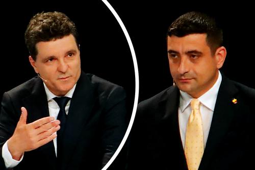 George Simion și Nicușor Dan