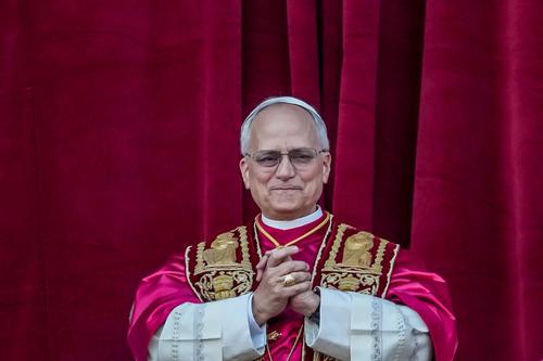 Papa Leon al XIV-lea, la balconul Bazilicii Sfântul Petru din Vatican/Foto: Getty Images