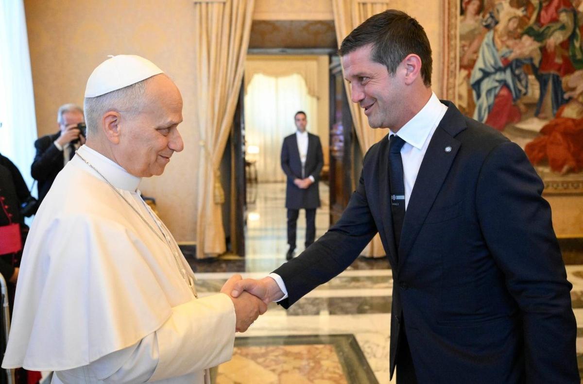 Chivu și campionii de la Inter au primit binecuvântarea Papei Leon al XIV-lea: „Aș dori să subliniez un lucru. Mesajul pe care doresc cu adevărat să vi-l las”