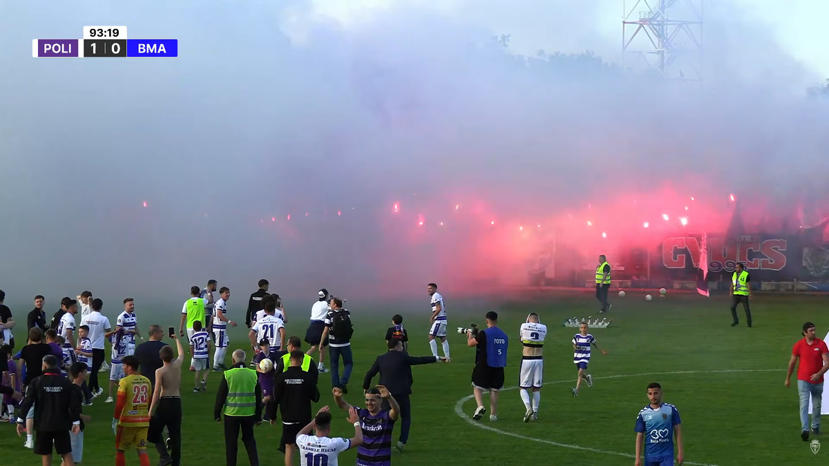 Sărbătoare la Timișoara! Politehnica a revenit în Liga 2 după 3 ani » Care e a doua echipă promovată matematic