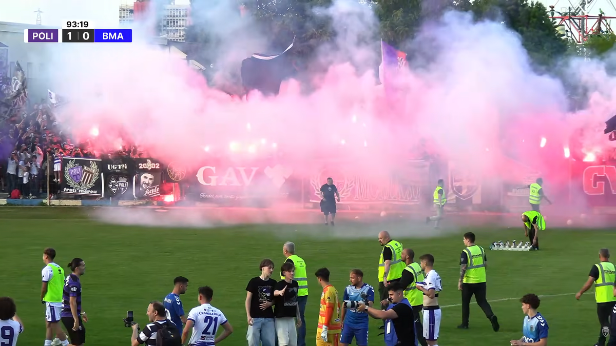 Sărbătoare la Timișoara! Politehnica a revenit în Liga 2 după 3 ani » Care e a doua echipă promovată matematic