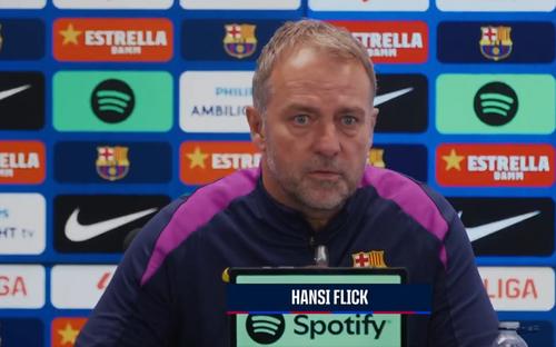 Antrenorul Hansi Flick vrea să-și ia revanșa față de Real Madrid pentru eșecul din turul campionatului, 1-2 pe „Bernabeu” / Foto: X Barcelona