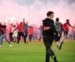 Slavia Praga - Saprta Praga, meciul de titlu, întrerupt de fanii oaspeților / foto: Imago
