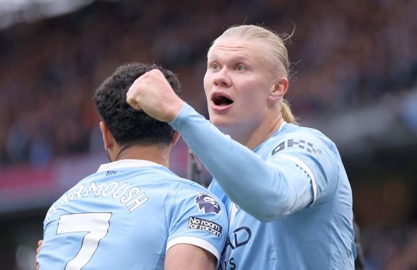 3-0! Manchester City rămâne în cursa pentru titlu, cu trei etape înainte de final
