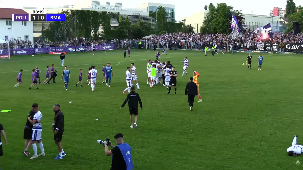 Politehnica Timișoara a promovat în Liga 2 după 3 ani