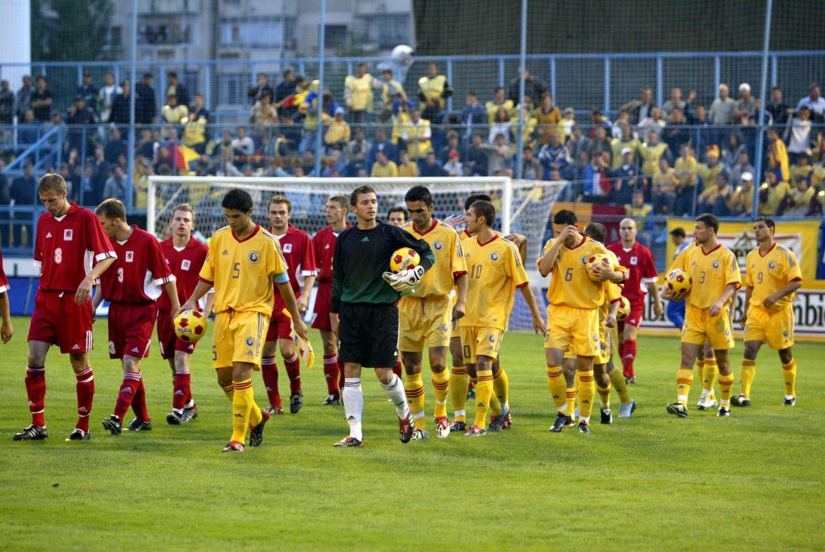 Când naționala României a jucat pe stadionul „Astra” din Ploiești: imagini din meciurile cu Slovacia (2001) și Luxemburg (2003)