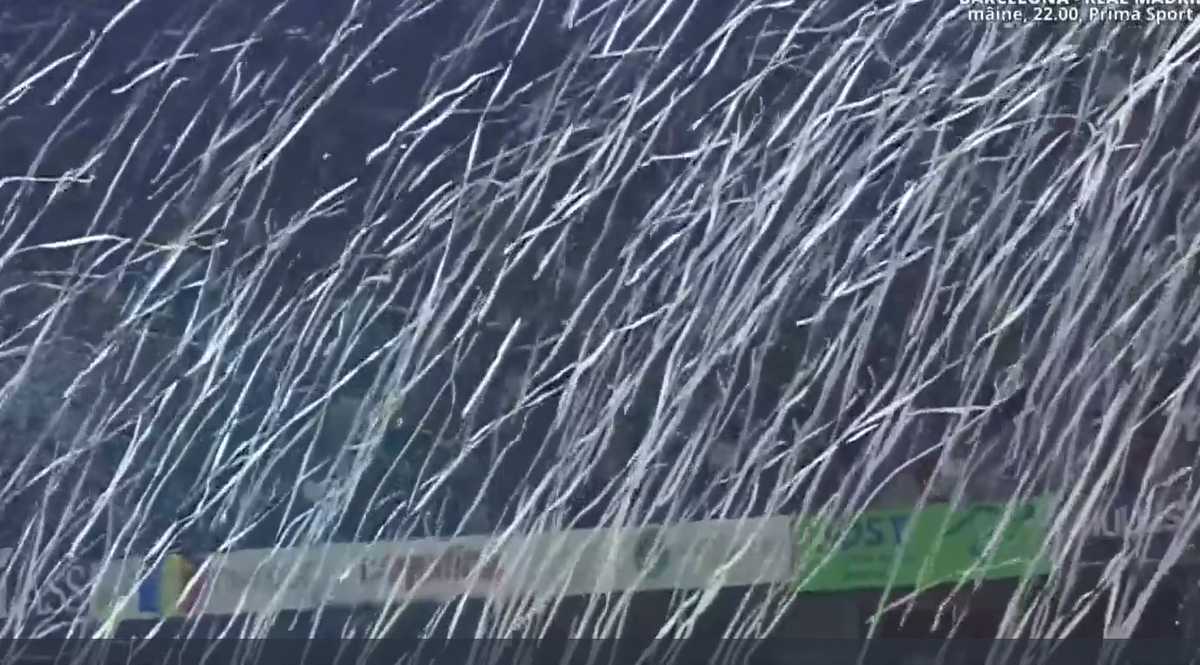 U Cluj - Rapid, imagini înainte de meci