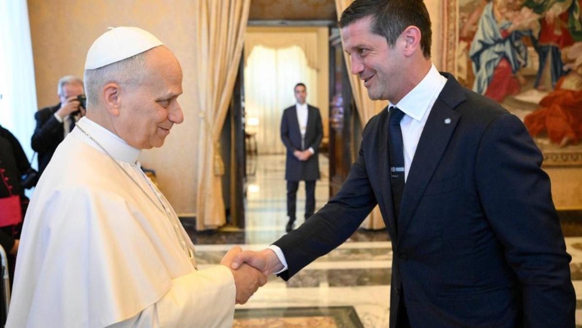 Cristi Chivu și Inter, vizită la Vatican