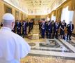 Cristi Chivu și Inter, vizită la Vatican // Sursă foto @vaticannews.va
