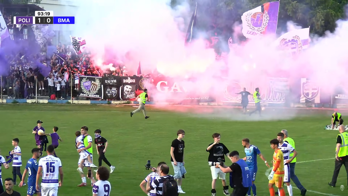 Sărbătoare la Timișoara! Politehnica a revenit în Liga 2 după 3 ani » Care e a doua echipă promovată matematic