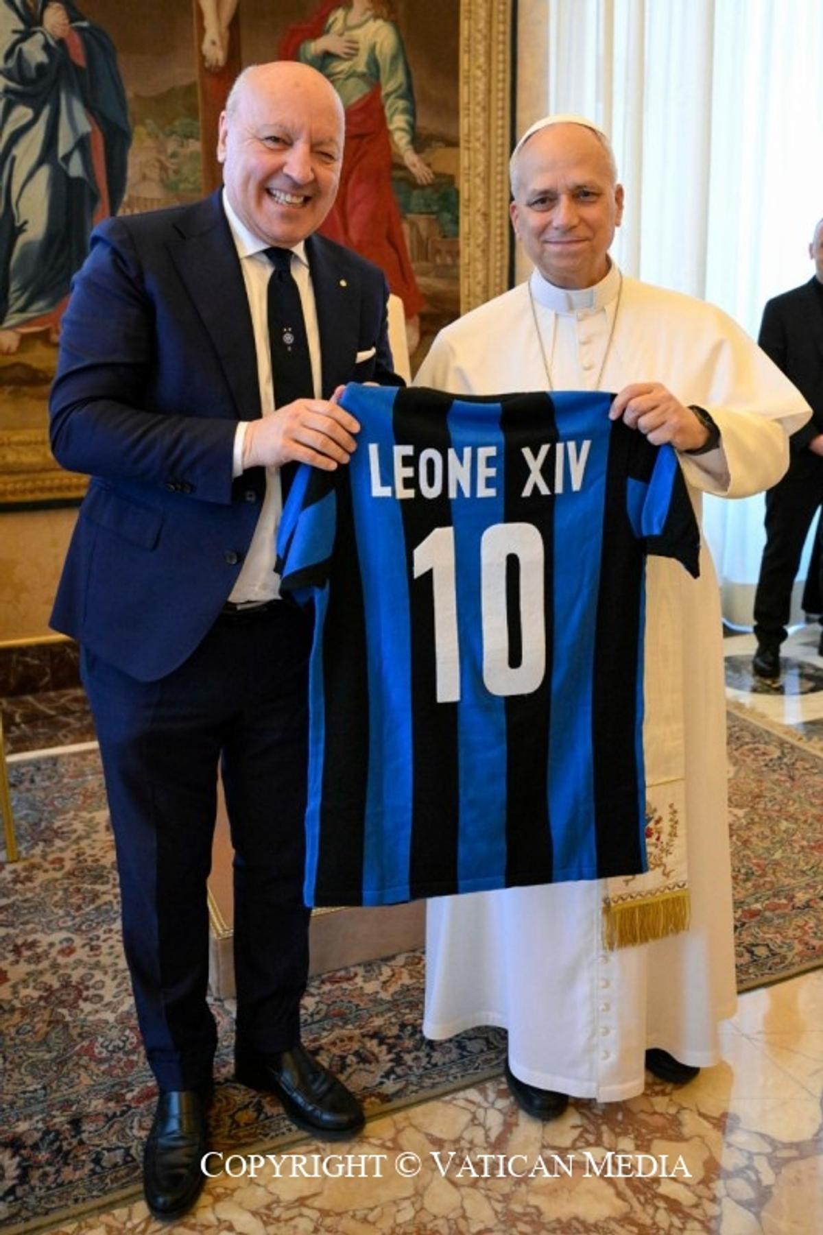 Cristi Chivu și Inter, vizită la Vatican